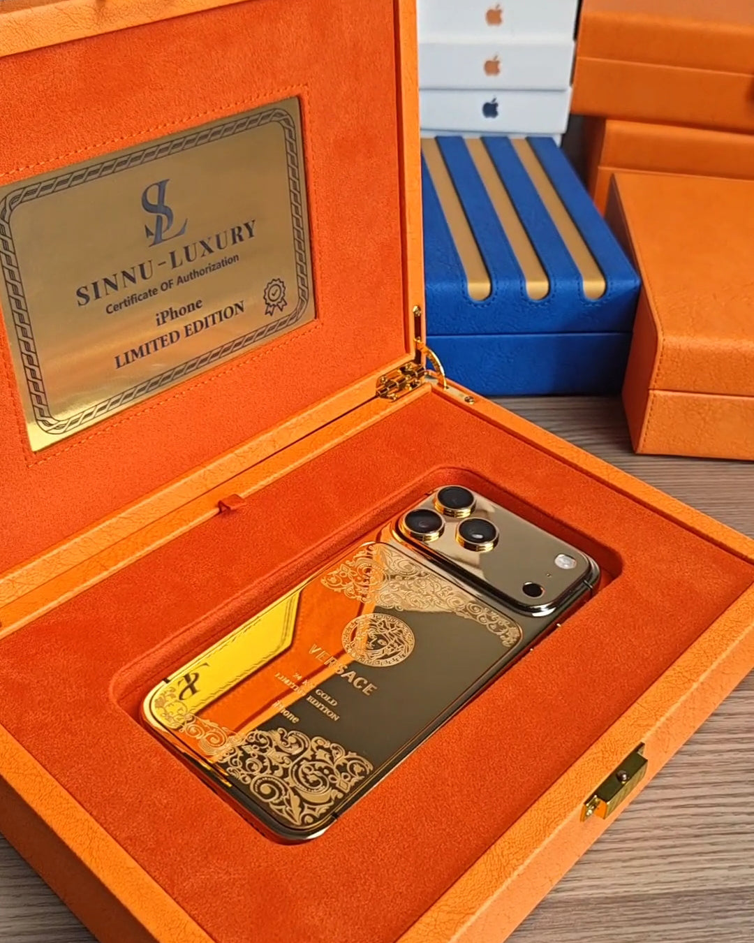 Greek Goddess Mythology 24K Gold iPhone 18 Pro Max / 18 Pro / 17 Pro Max / 17 Pro — SINNU LUXURY Limited Edition