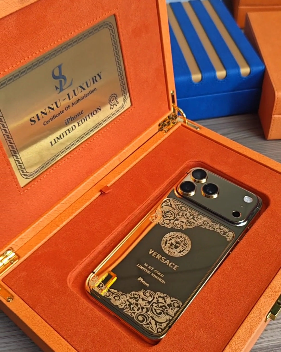 Greek Goddess Mythology 24K Gold iPhone 18 Pro Max / 18 Pro / 17 Pro Max / 17 Pro — SINNU LUXURY Limited Edition