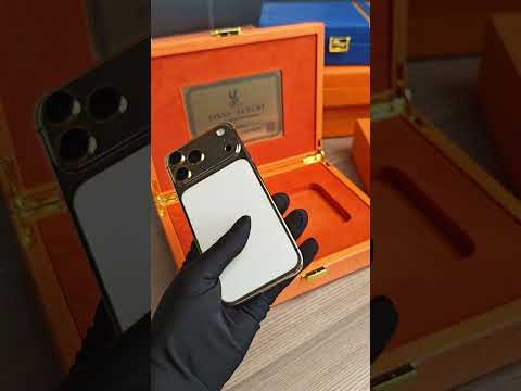 White Pearl 24K Gold iPhone 18 Pro Max / 18 Pro / 17 Pro Max / 17 Pro — SINNU LUXURY Limited Edition